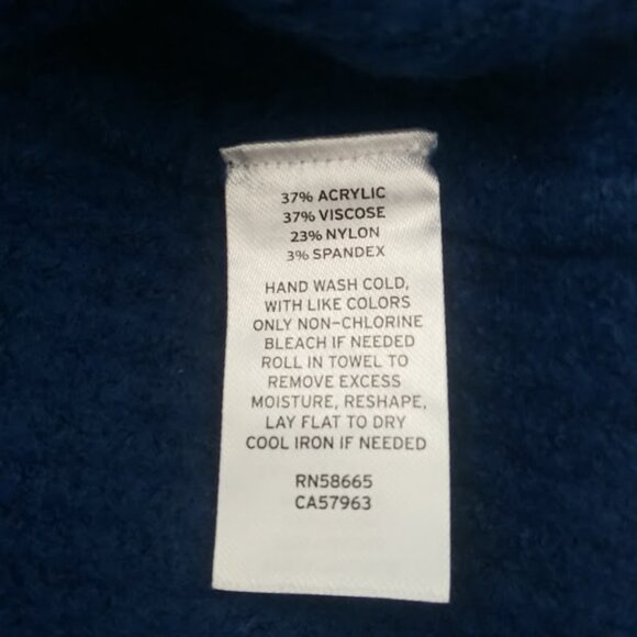 Halogen women's size M blue knitted cropped sweater - Picture 13 of 13